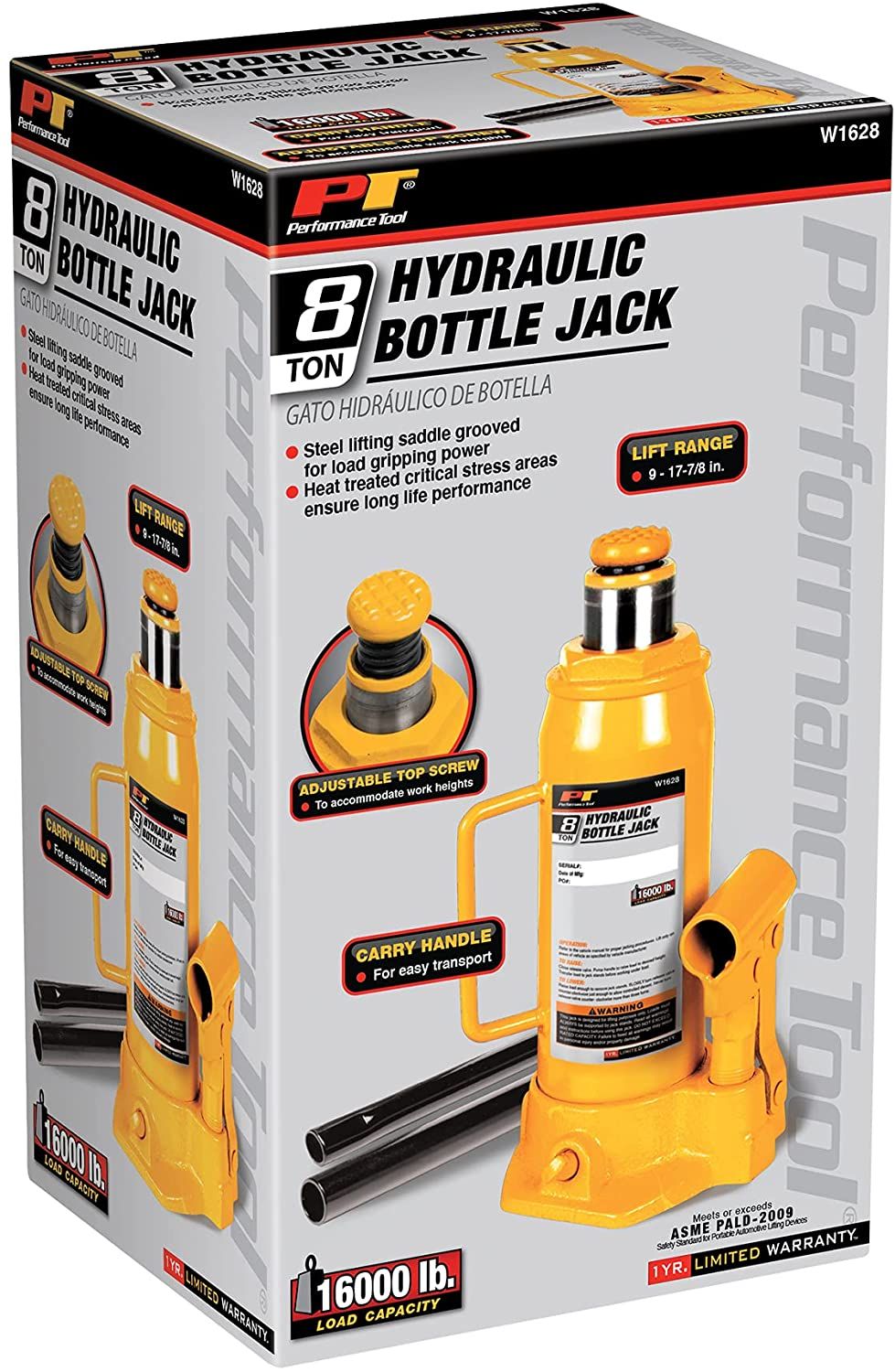 Hydraulic Jack, 8 Ton